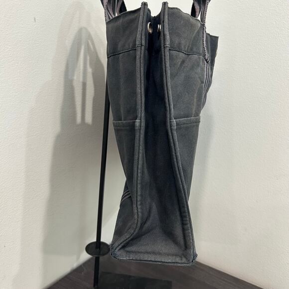 1016 HERMÈS Toile Fourre-Tout MM Tote Grey - Picture 4 of 8